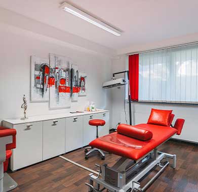 Therapieraum rot